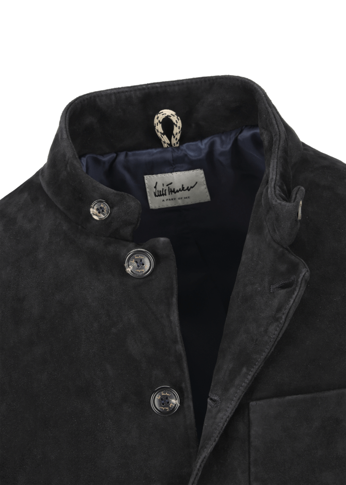 Luis Trenker Blazer in pelle scamosciata modello Lusandro Black Friday Prezzi