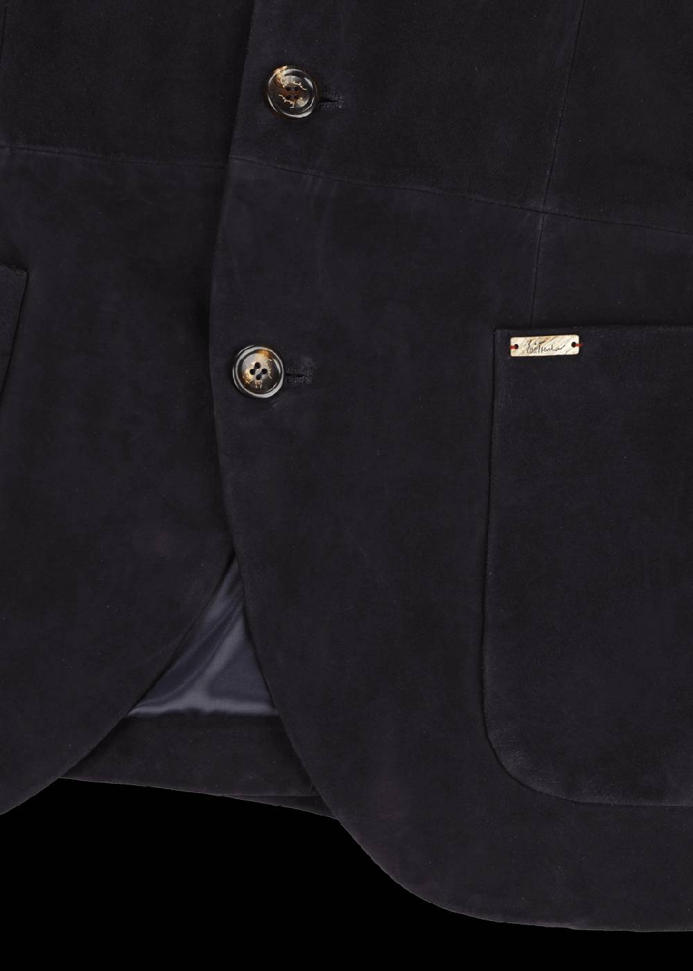 Luis Trenker Blazer in pelle scamosciata modello Lusandro Black Friday Prezzi