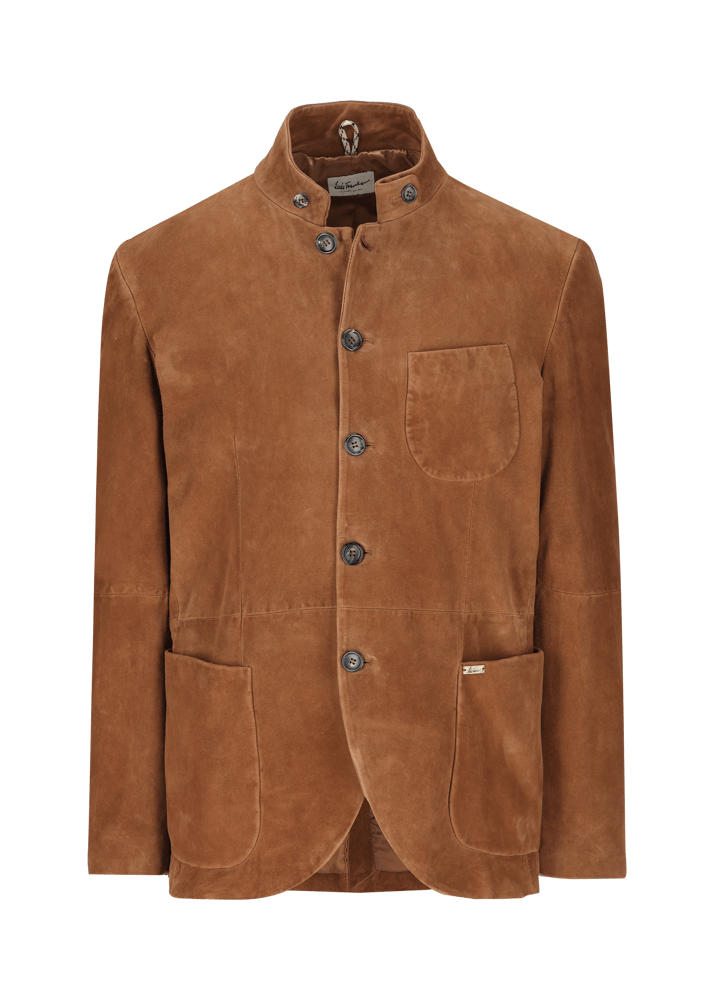 Luis Trenker Blazer in pelle scamosciata modello Lusandro In vendita