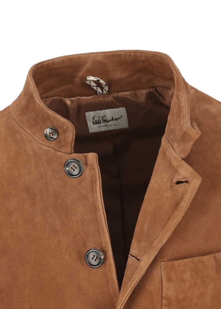 Luis Trenker Blazer in pelle scamosciata modello Lusandro In vendita