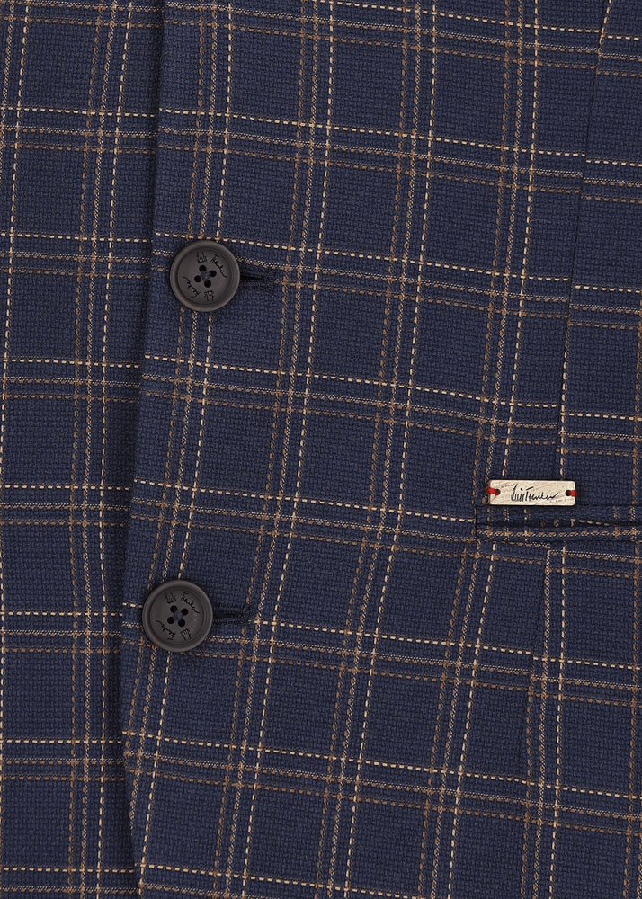 Luis Trenker Blazer con motivo a quadri modello Lusandretto 50% di sconto per tempo limitato