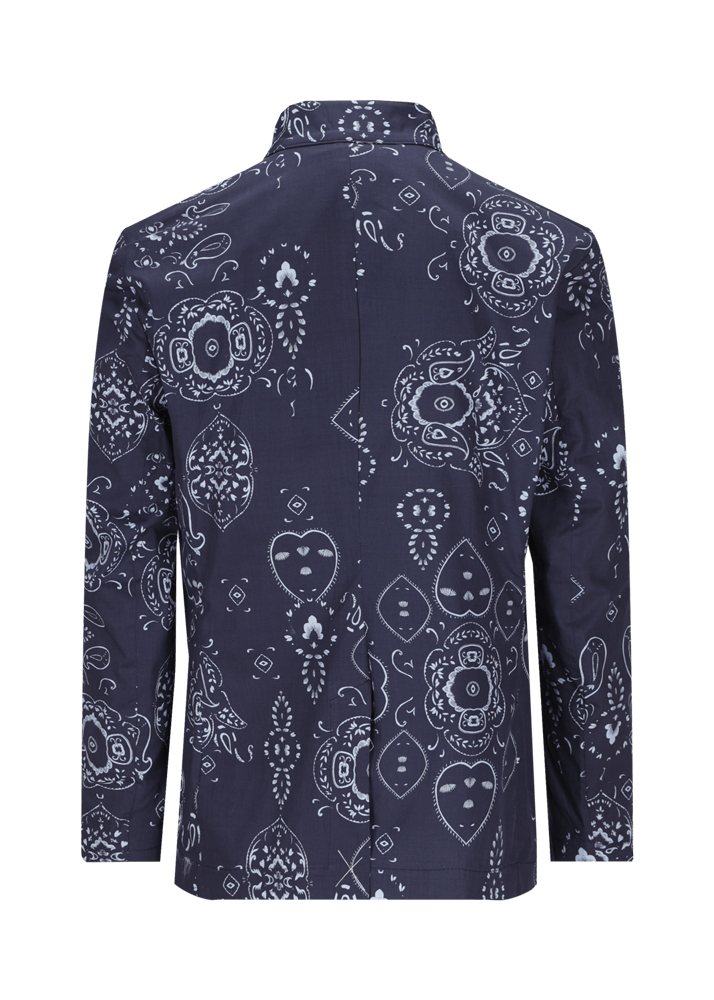 Luis Trenker Blazer con stampa bandana modello Lusandretto Vendita