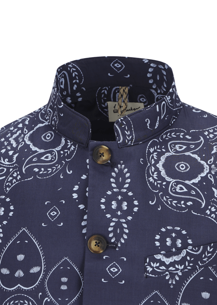 Luis Trenker Blazer con stampa bandana modello Lusandretto Vendita