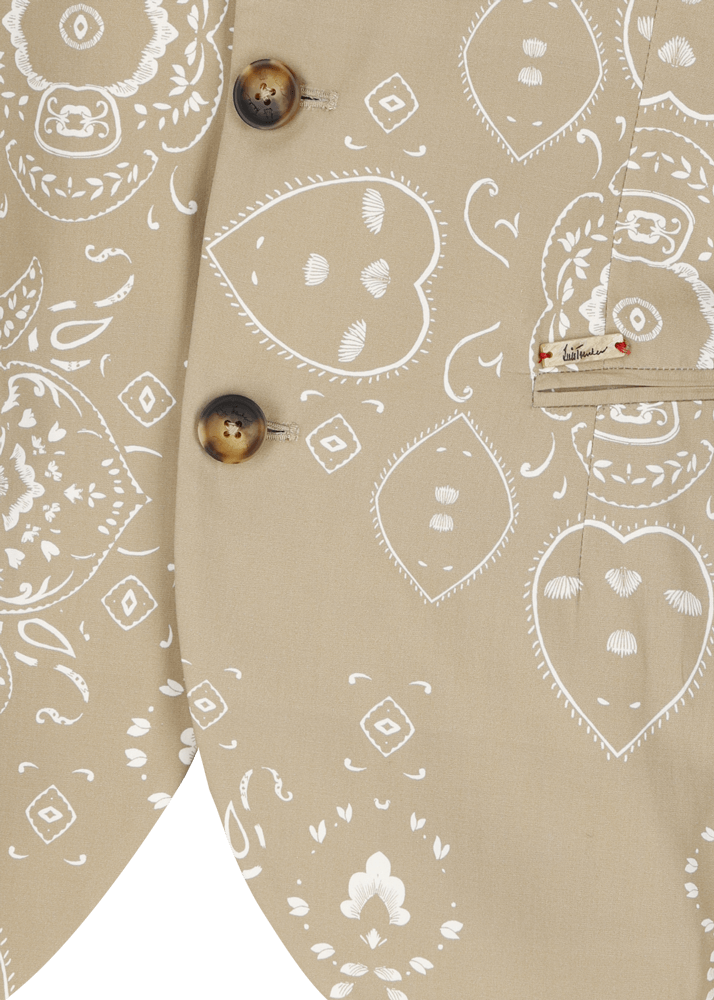 Luis Trenker Blazer con stampa bandana modello Lusandretto Promozione