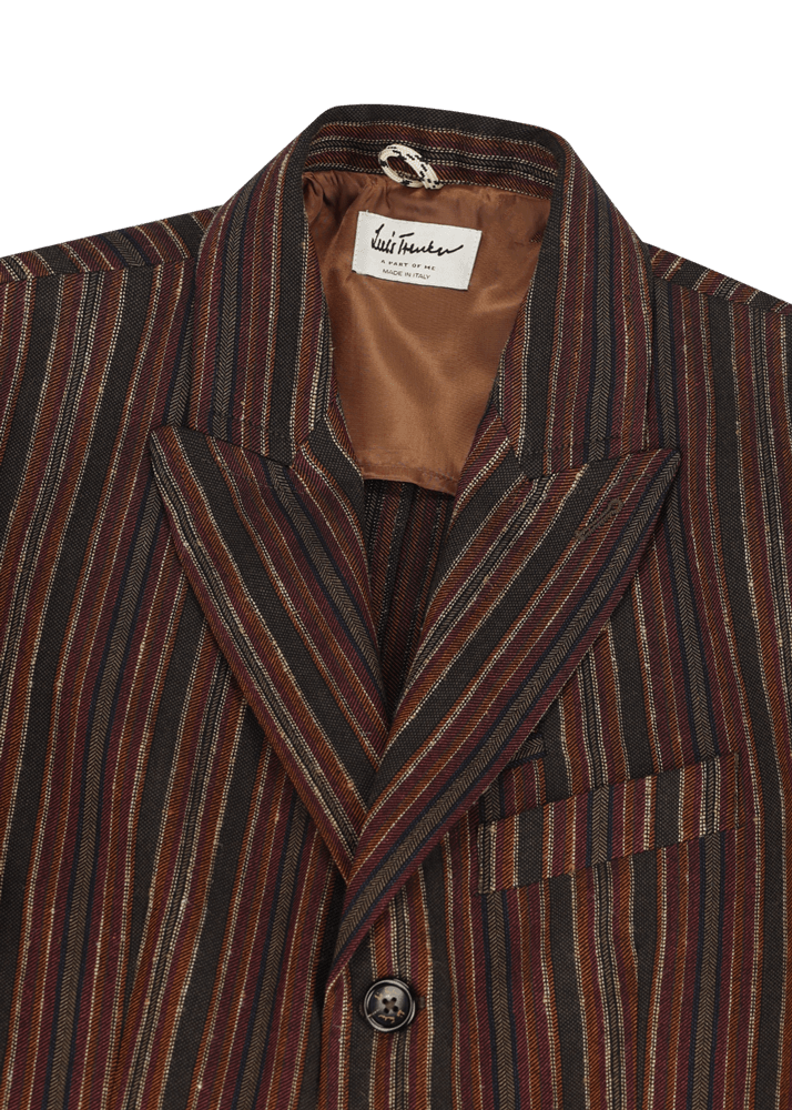 Luis Trenker Blazer con motivo a righe modello Lustefan Promozione Limitata