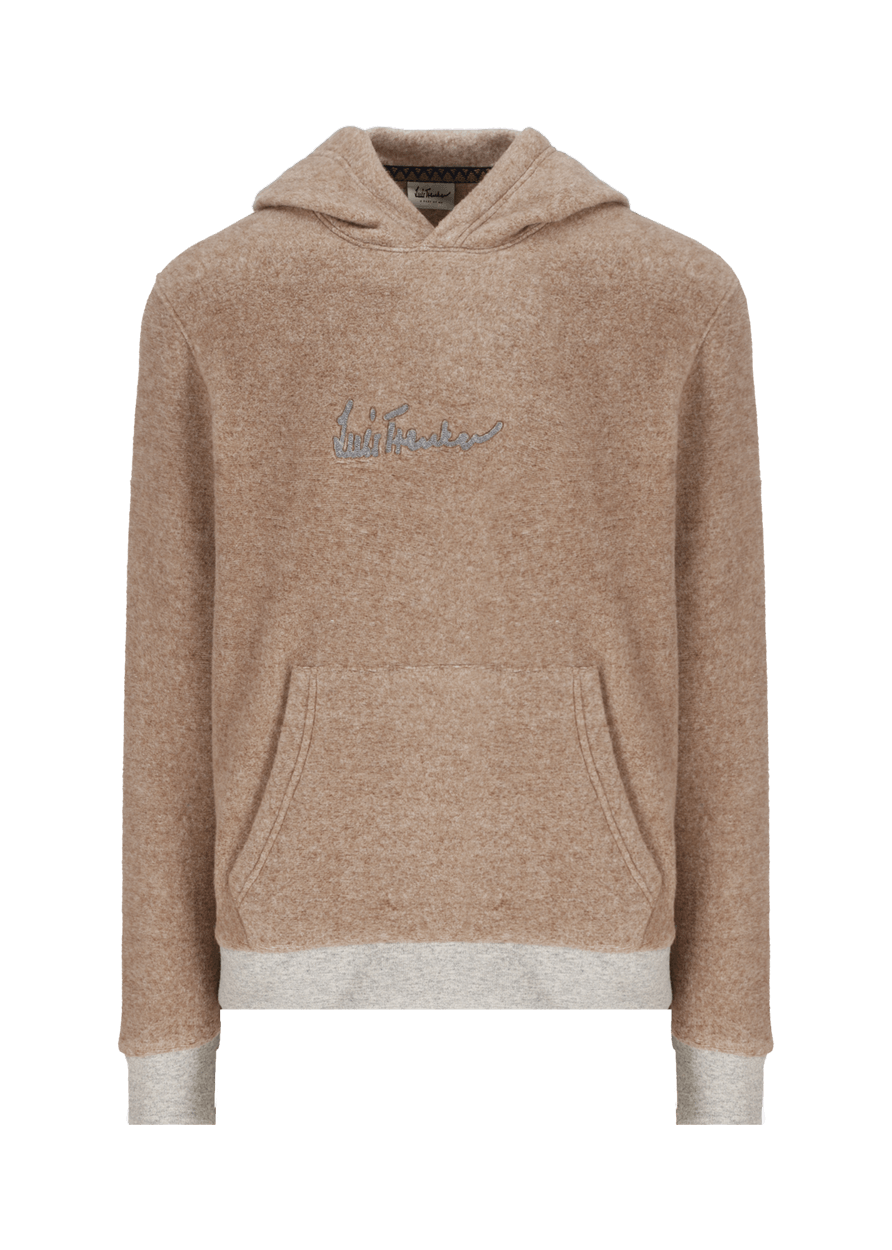 Luis Trenker Felpa con cappuccio con logo modello Luphilipp Convenienza