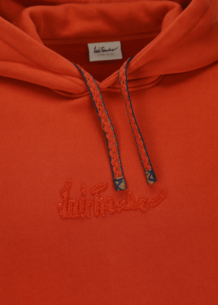 Luis Trenker Felpa con cappuccio con fascia jacquard modello Luphilipp Economico