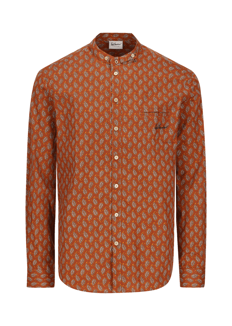 Luis Trenker Camicia con stampa modello Lubernet Nuova