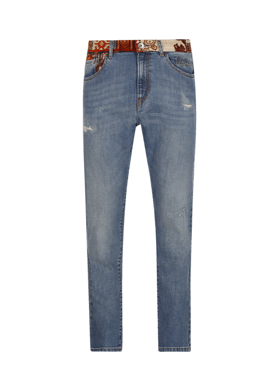 Luis Trenker Jeans a cinque tasche modello Lupetrus Prezzo di fabbrica
