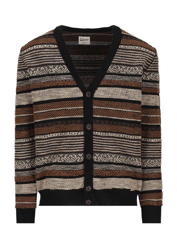 Luis Trenker Cardigan in maglia con motivo a righe modello Luwiago Latest fashion