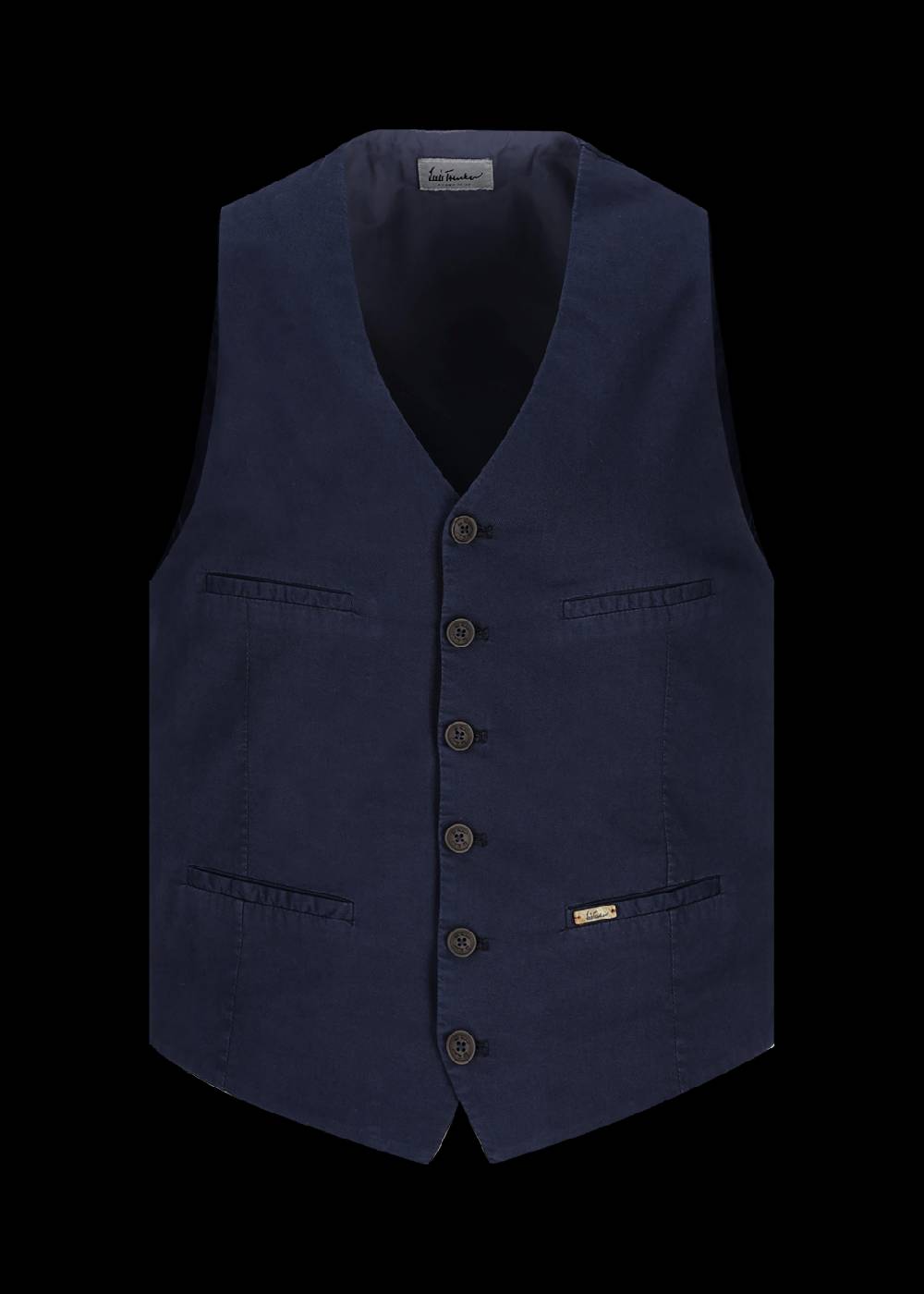 Luis Trenker Gilet in cotone elasticizzato modello Lusebastian Grandi sconti
