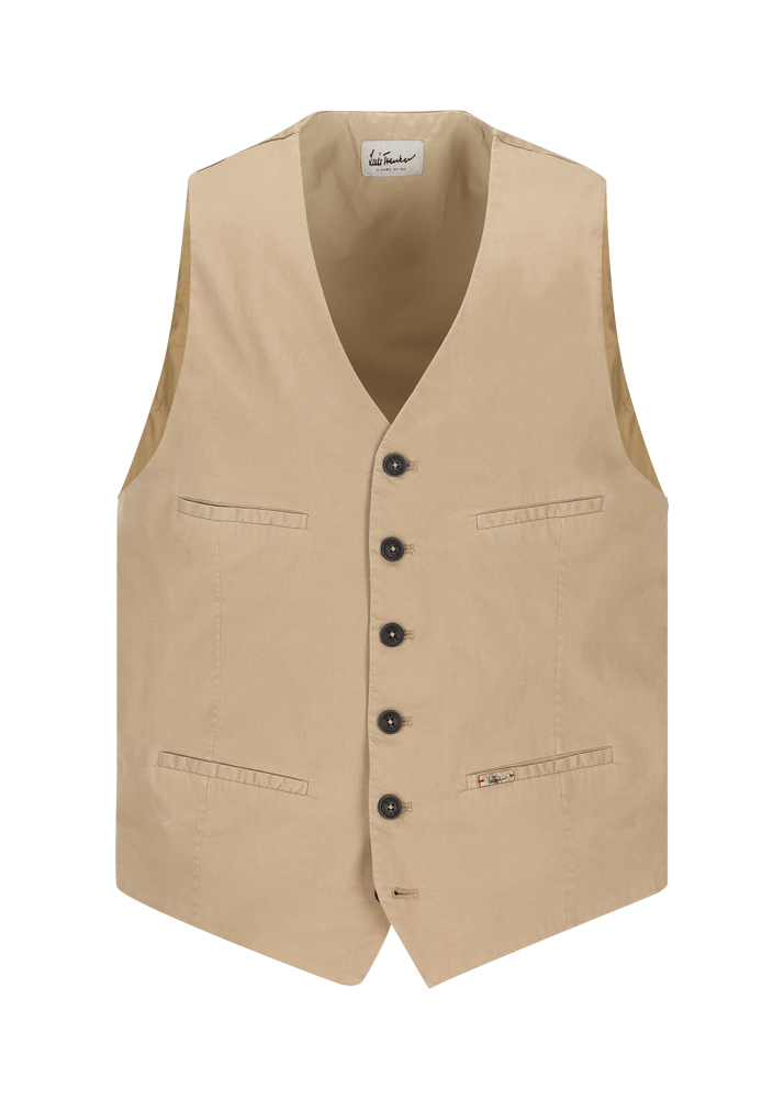 Luis Trenker Gilet in cotone elasticizzato modello Lusebastian Nuovi prodotti