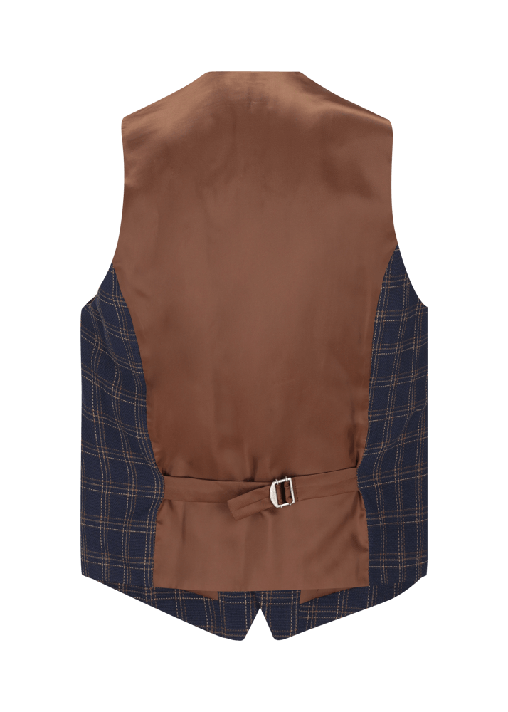 Luis Trenker Gilet con motivo a quadretti modello Lusebastian Bestseller