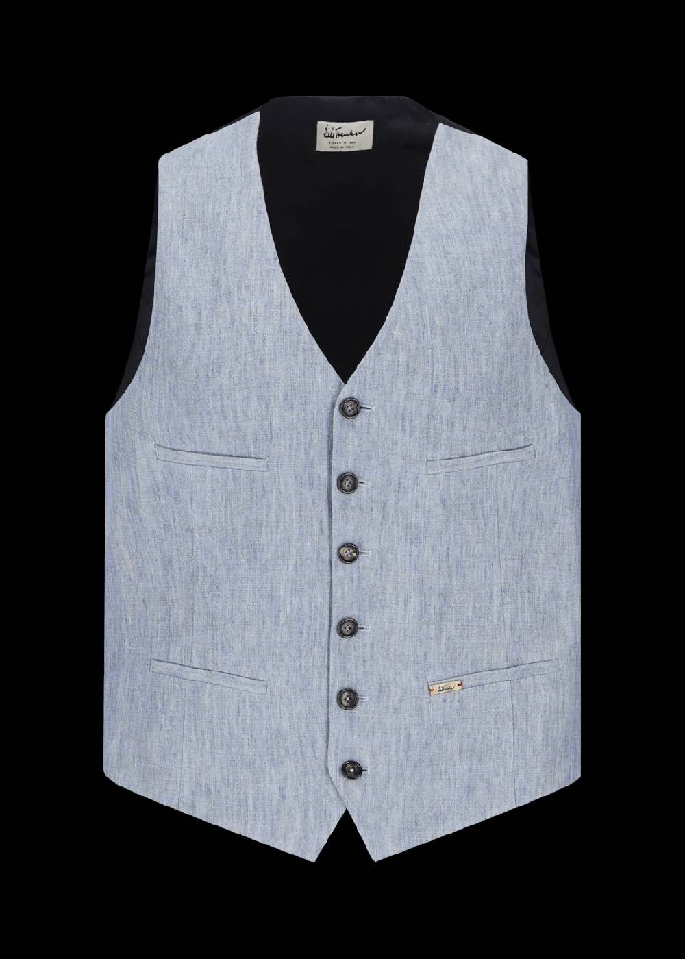 Luis Trenker Gilet in puro lino modello Lusebastian Offerte giornaliere