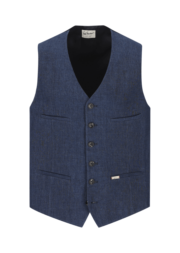 Luis Trenker Gilet in puro lino modello Lusebastian Offerte speciali