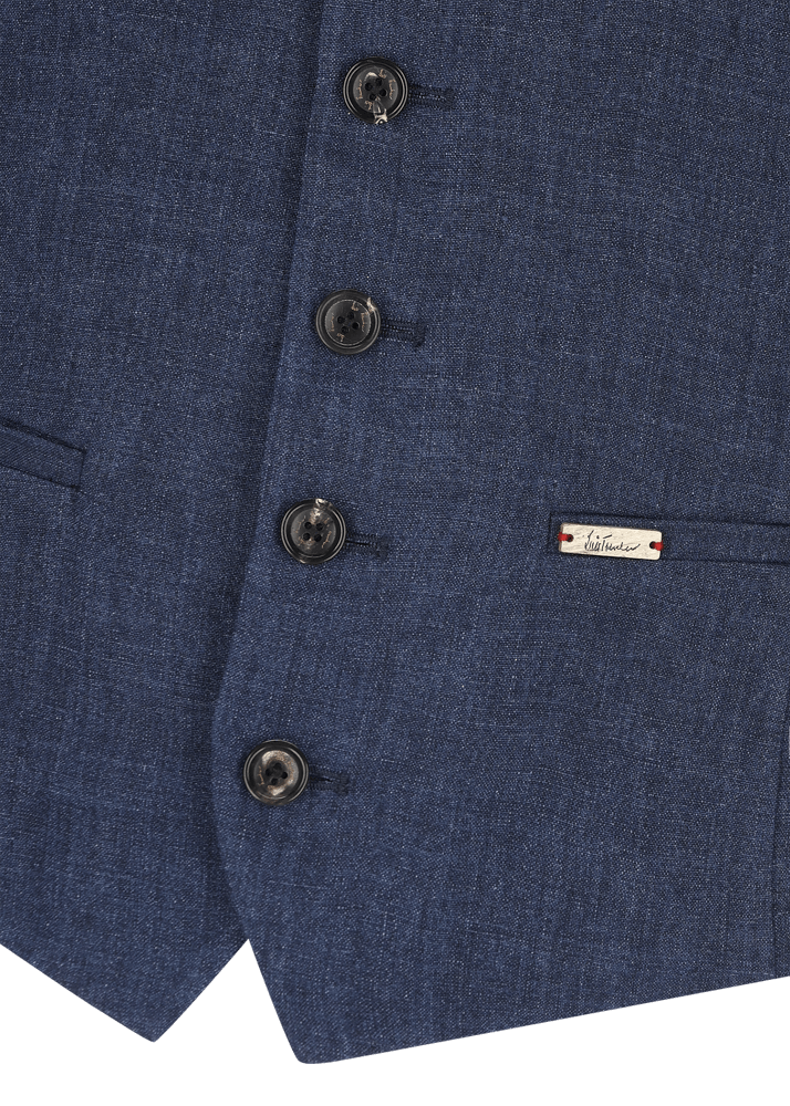 Luis Trenker Gilet in puro lino modello Lusebastian Offerte speciali
