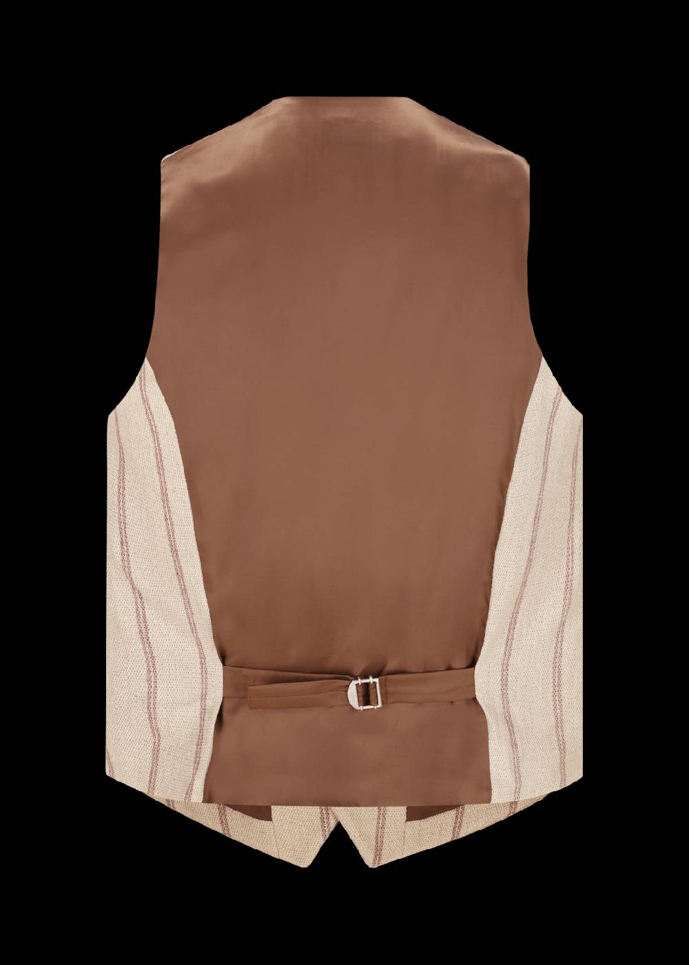 Luis Trenker Gilet in lino con motivo gessato modello Lusebastian Latest stili
