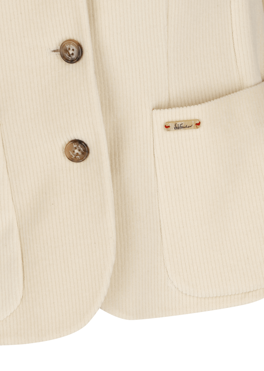 Luis Trenker Blazer in jersey di velluto a coste modello Luranda Fino al 50% di sconto