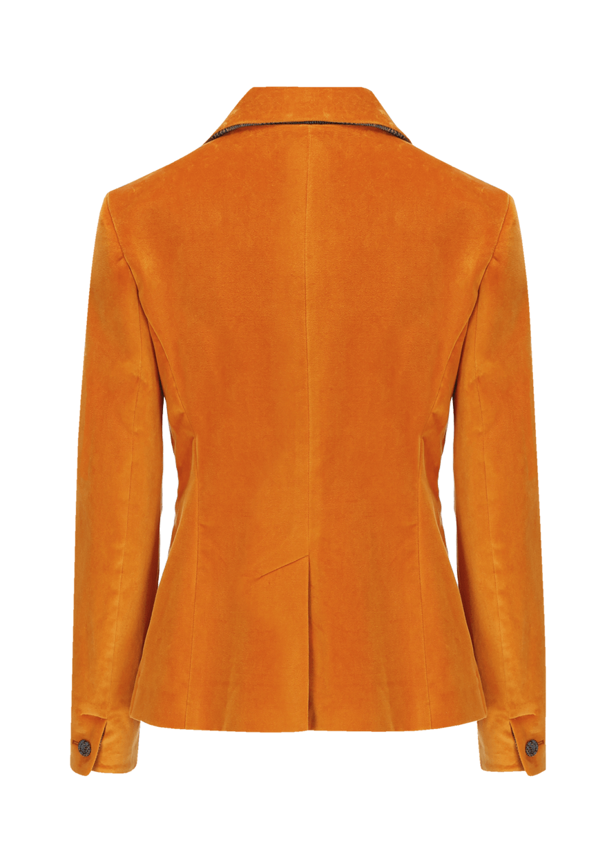 Luis Trenker Blazer in velluto con colletto a revers modello Luramea Offerta speciale della fabbrica