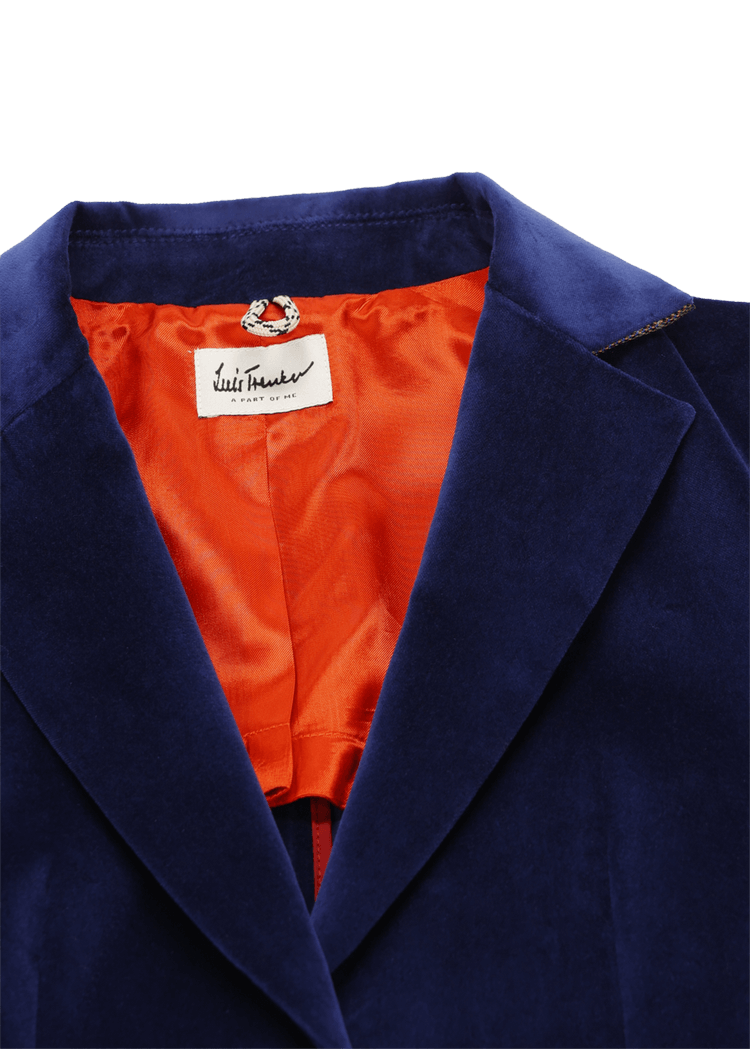 Luis Trenker Blazer in velluto con colletto a revers modello Luramea Fino al 55% di sconto