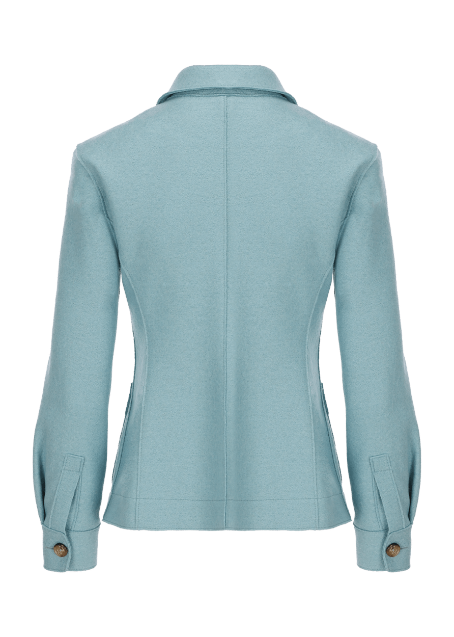 Luis Trenker Blazer in lana cotta con colletto alla Peter Pan modello Lurita Super sconto