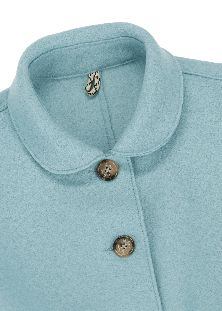 Luis Trenker Blazer in lana cotta con colletto alla Peter Pan modello Lurita Super sconto