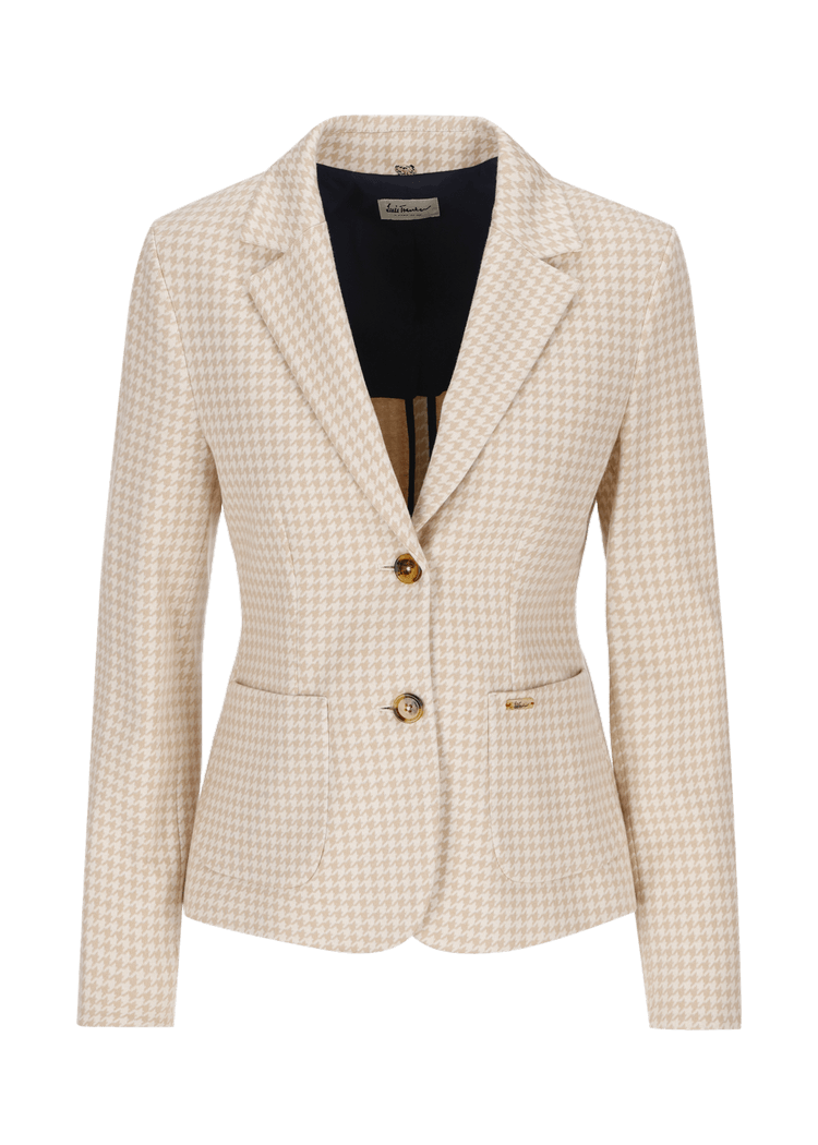 Luis Trenker Blazer con motivo pied-de-poule modello Lurabea Enormi sconti