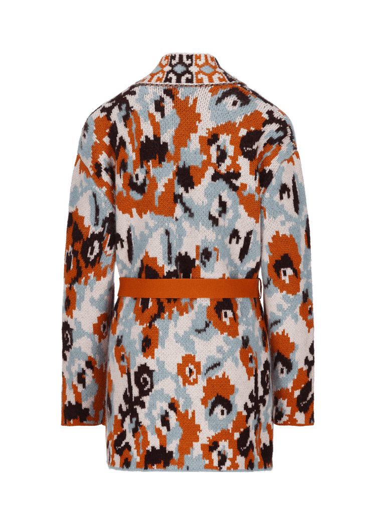 Luis Trenker Cardigan in maglia con cintura modello Luaisha In vendita