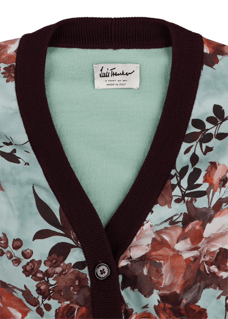 Luis Trenker Cardigan in un mix di materiali modello Luwaynet Duty-free