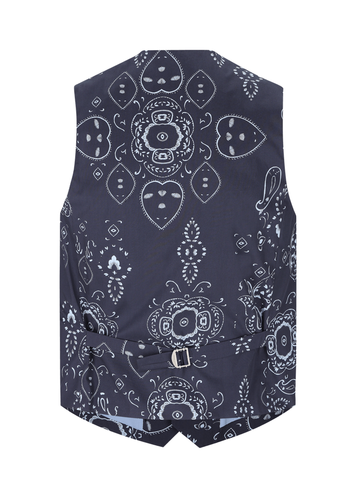 Luis Trenker Gilet con stampa bandana modello Luselim Italia
