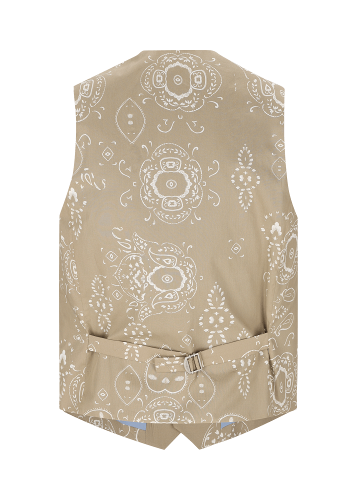Luis Trenker Gilet con stampa bandana modello Luselim In Linea