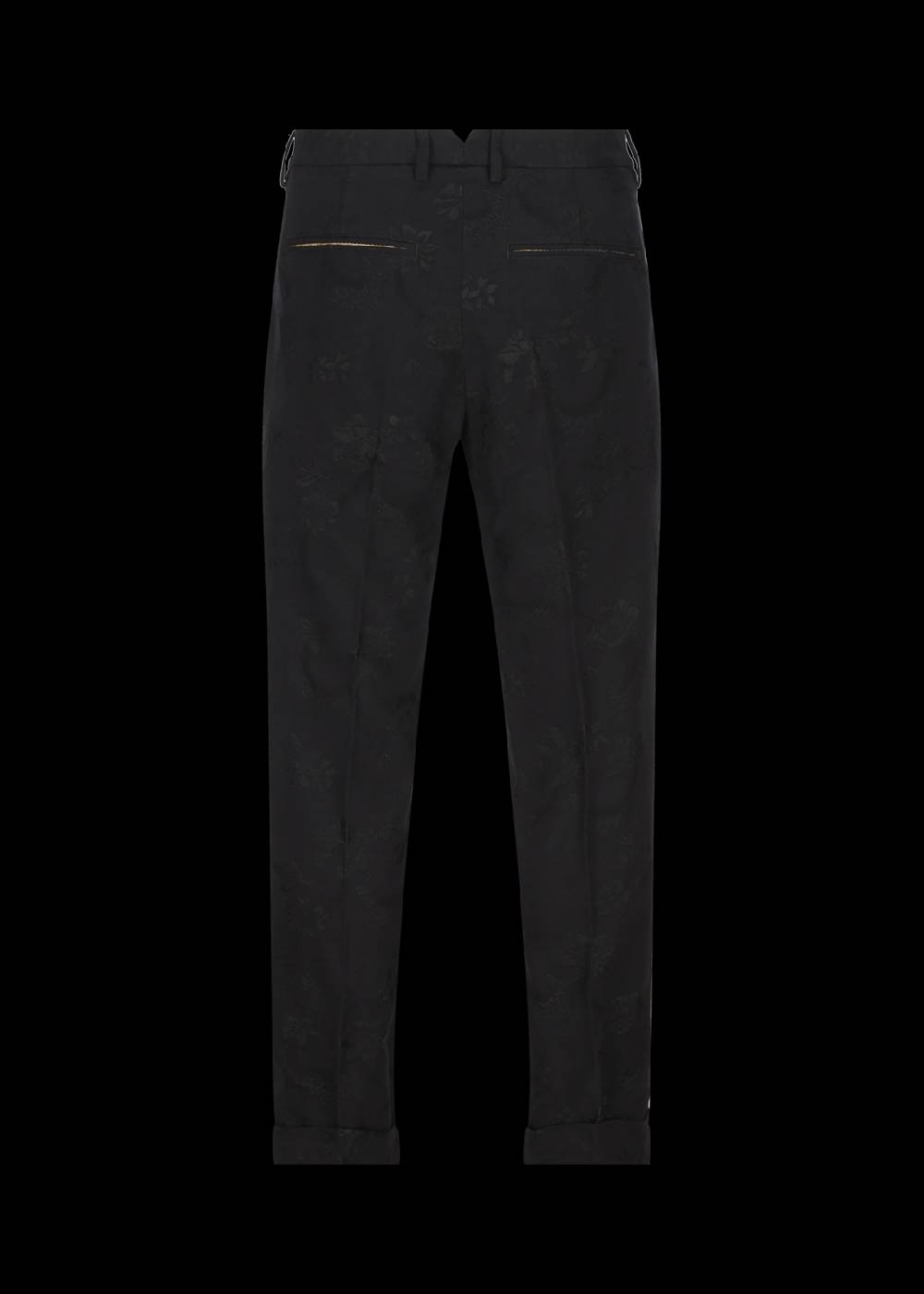 Luis Trenker Pantaloni chino con motivo in jacquard modello Lubruneu Convenienza