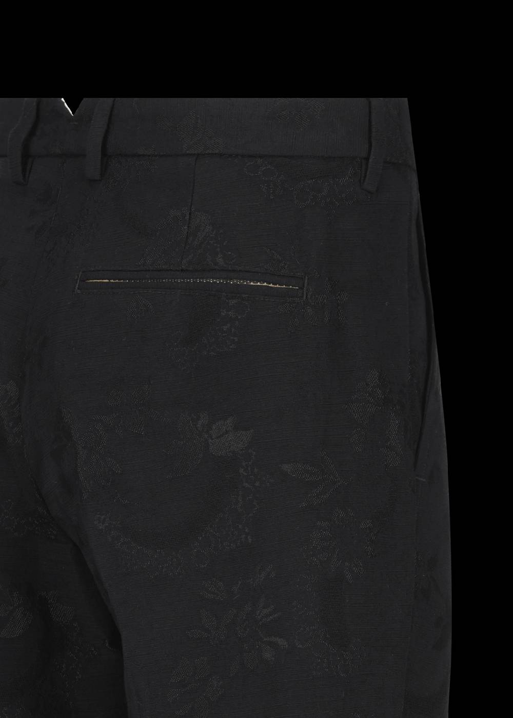 Luis Trenker Pantaloni chino con motivo in jacquard modello Lubruneu Convenienza
