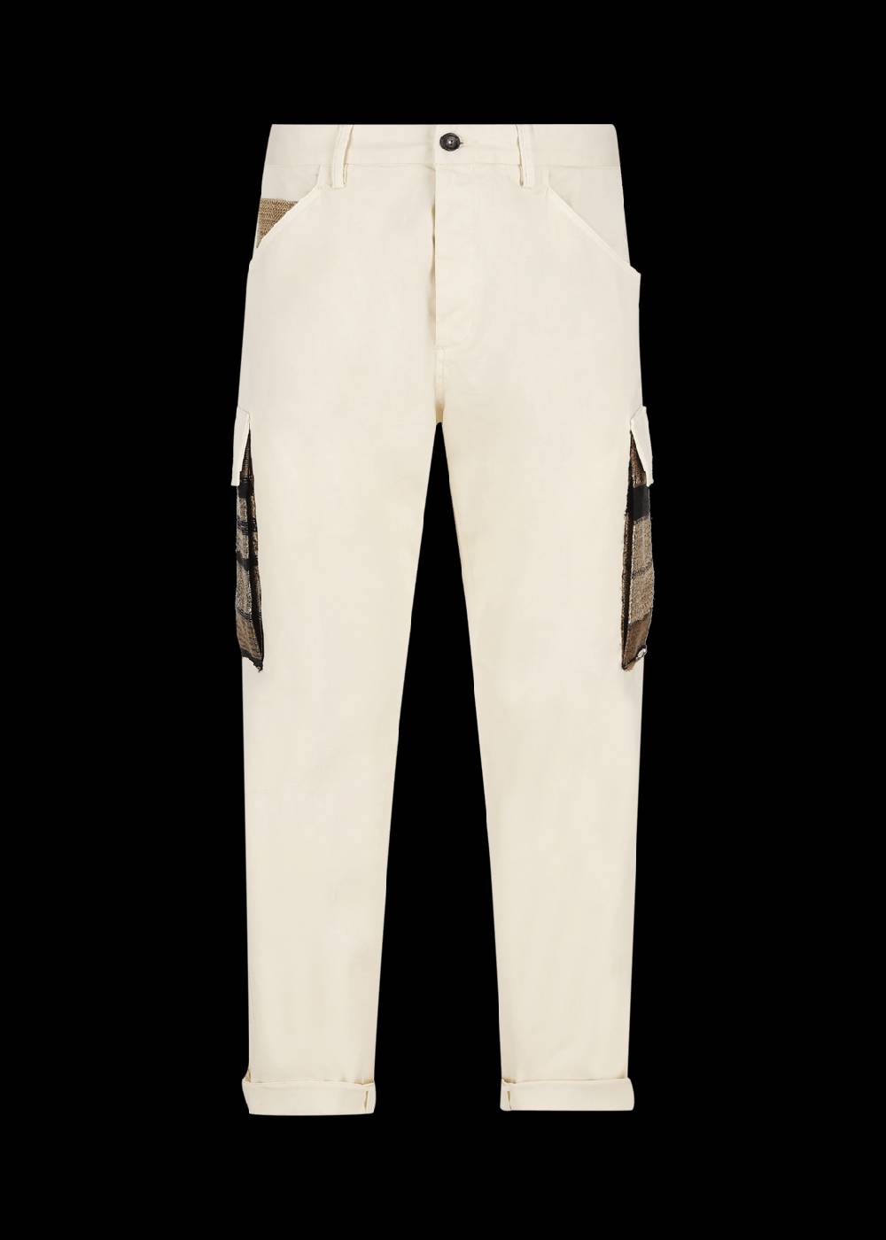 Luis Trenker Pantaloni cargo in gabardine di cotone modello Luberno Online