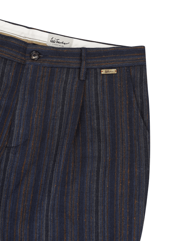 Luis Trenker Pantaloni alla zuava con motivo a righe modello Lustanislaus Outlet