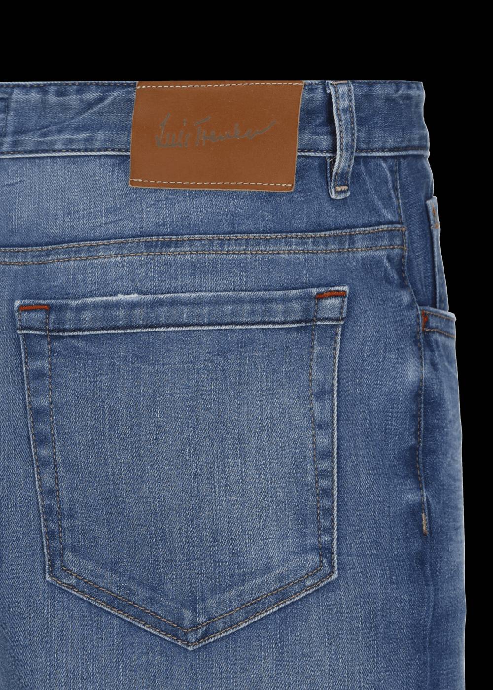 Luis Trenker Jeans con finitura stone washed modello Lupetrus Saldi Di Fabbrica