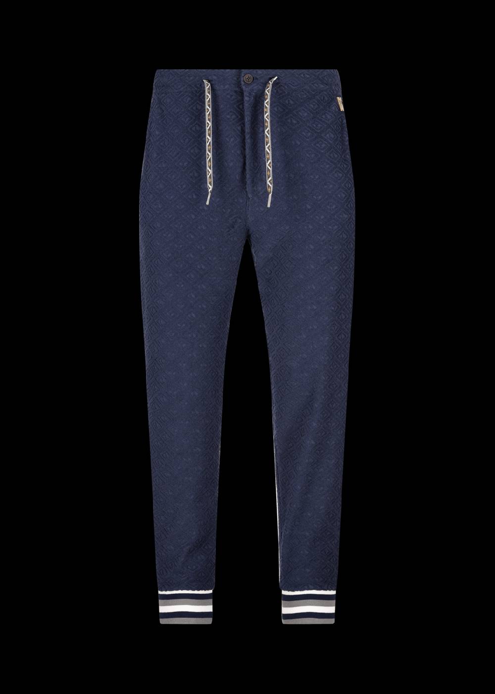 Luis Trenker Pantaloni in felpa in spugna di cotone modello Lumbac I Più Venduti