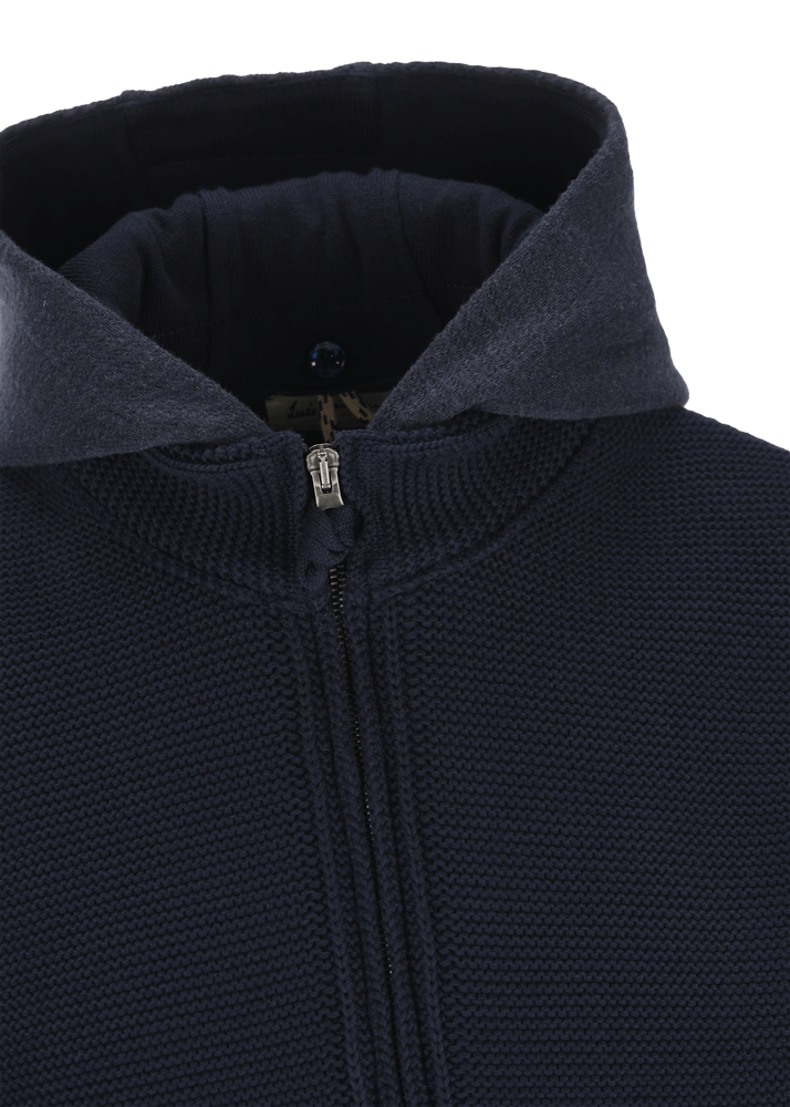 Luis Trenker Cardigan lavorato a maglia con cappuccio Luwallace Vendite Flash