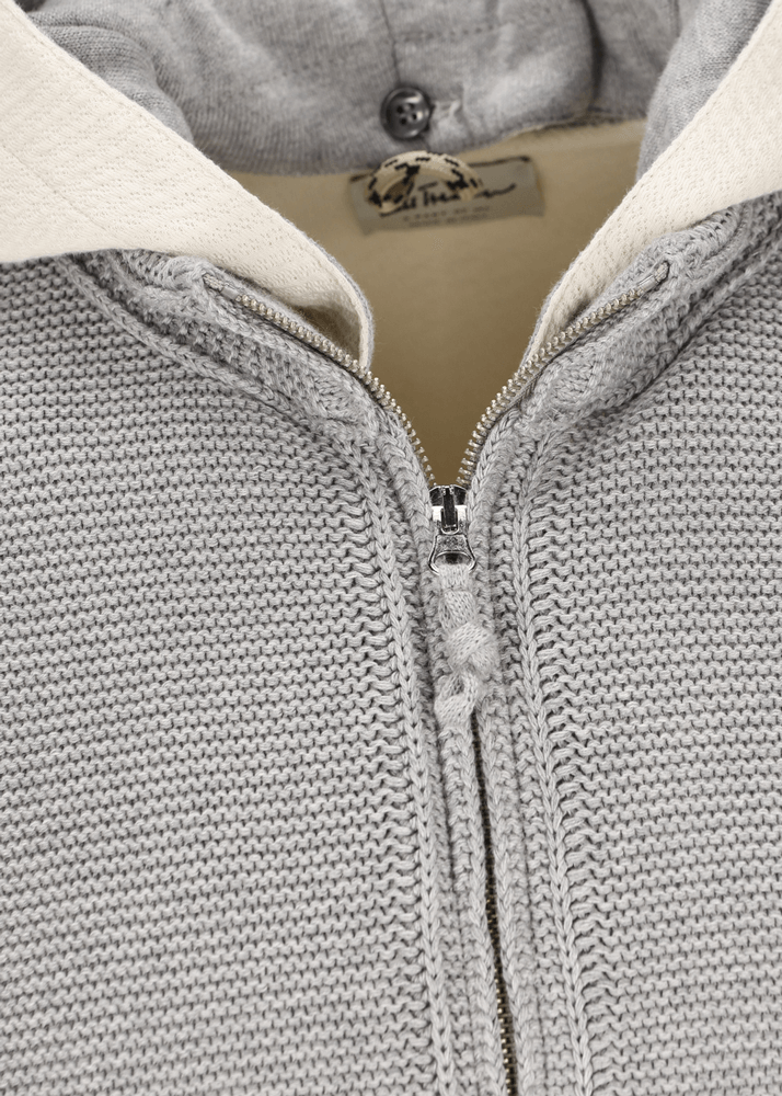 Luis Trenker Cardigan lavorato a maglia con cappuccio Luwallace Negozio