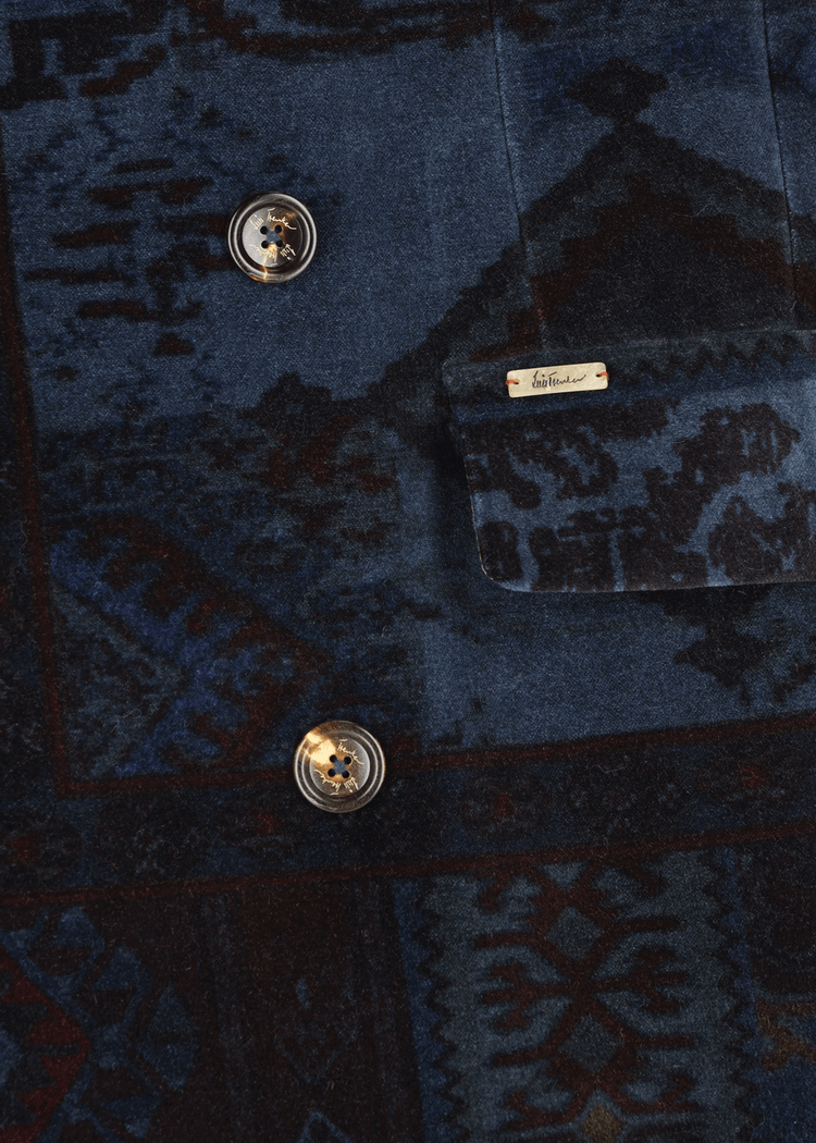 Luis Trenker Cappotto in velluto con collo in pelliccia modello Lusamir Flash Sale