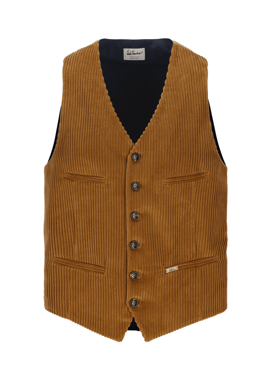 Luis Trenker Gilet in velluto a coste modello Lusebastian Offerta San Valentino