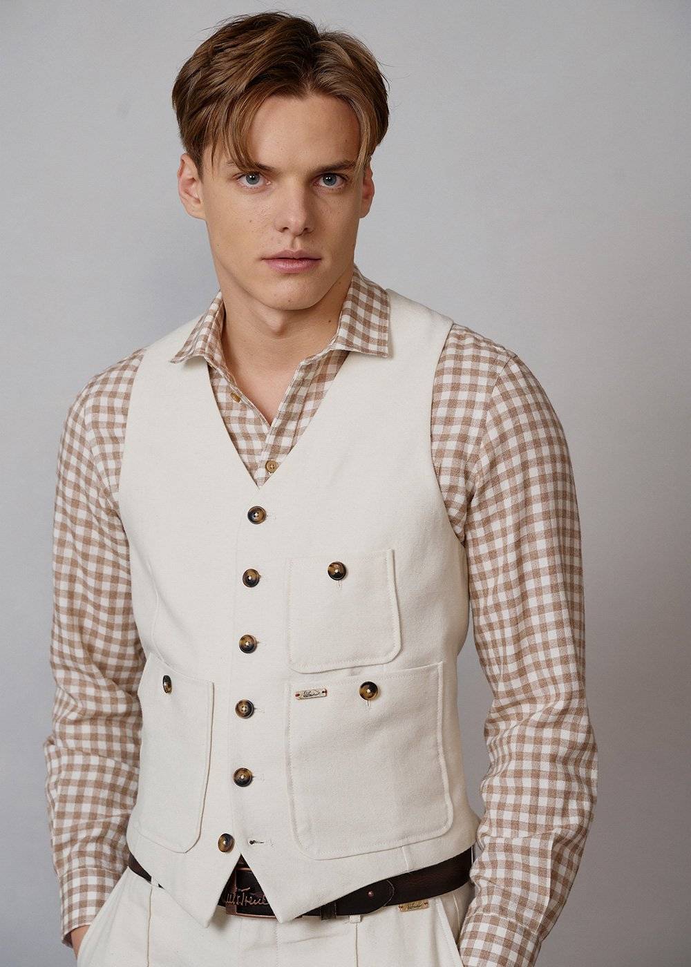 Luis Trenker Gilet in twill modello Luseba Latest fashion