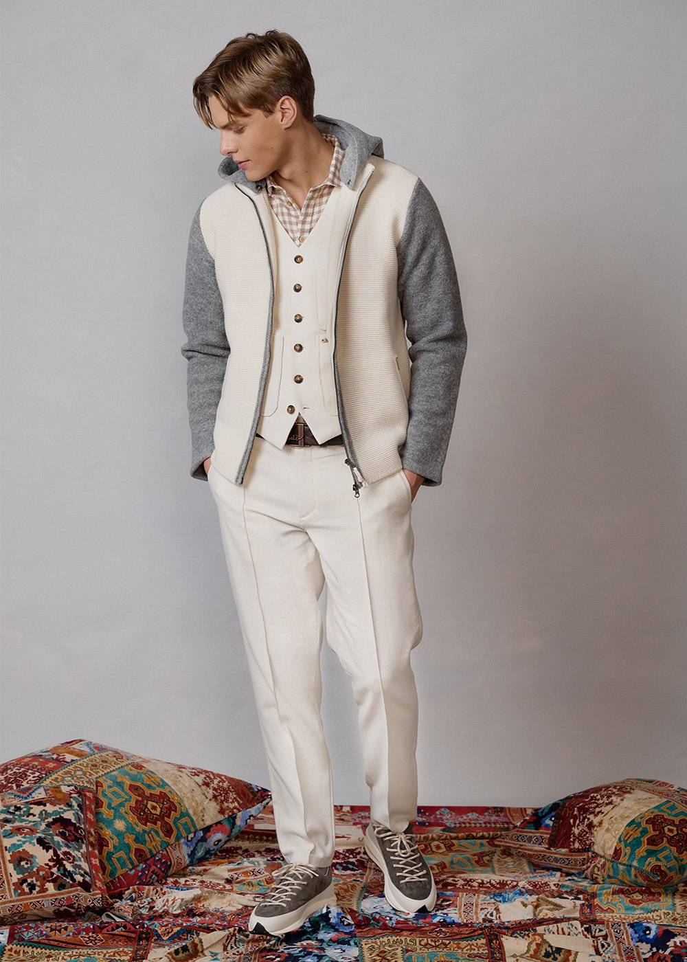 Luis Trenker Gilet in twill modello Luseba Latest fashion