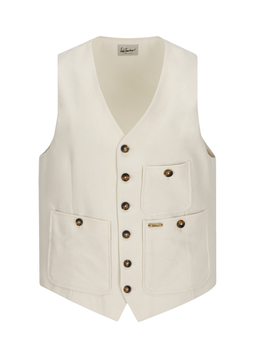 Luis Trenker Gilet in twill modello Luseba Latest fashion