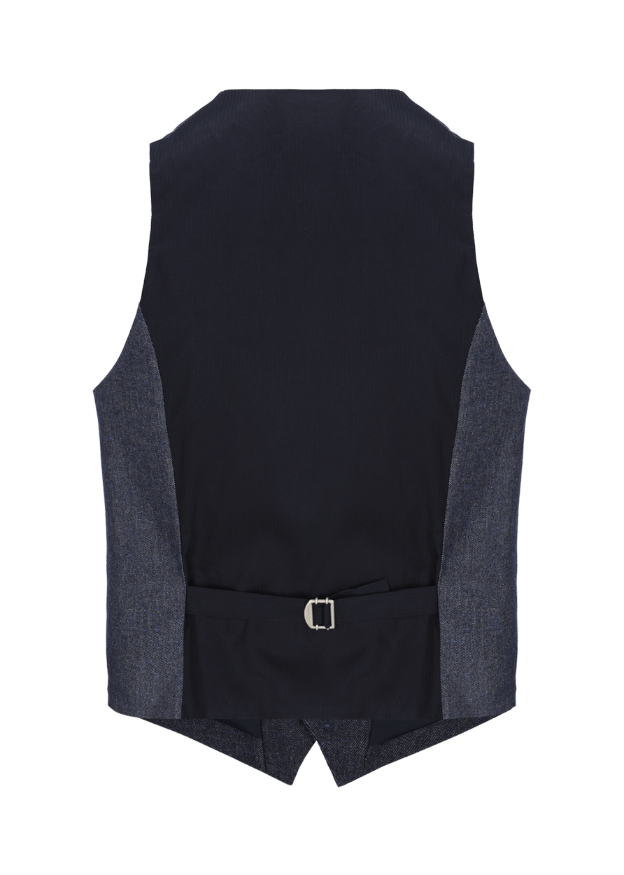Luis Trenker Gilet in twill modello Luseba Online Outlet