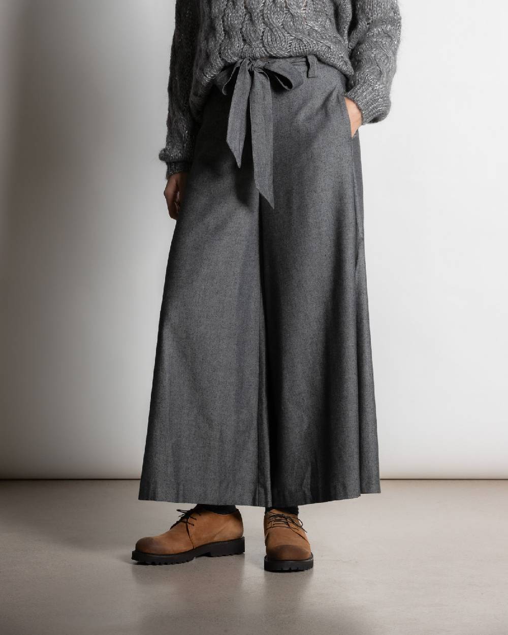 Rialto 48 PANTALONE A GAMBA LARGA Saldi Di Fabbrica