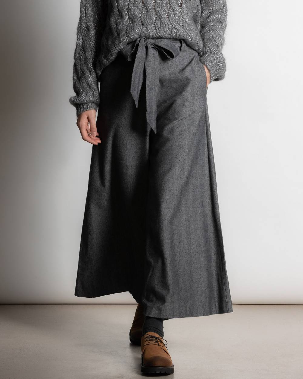 Rialto 48 PANTALONE A GAMBA LARGA Saldi Di Fabbrica