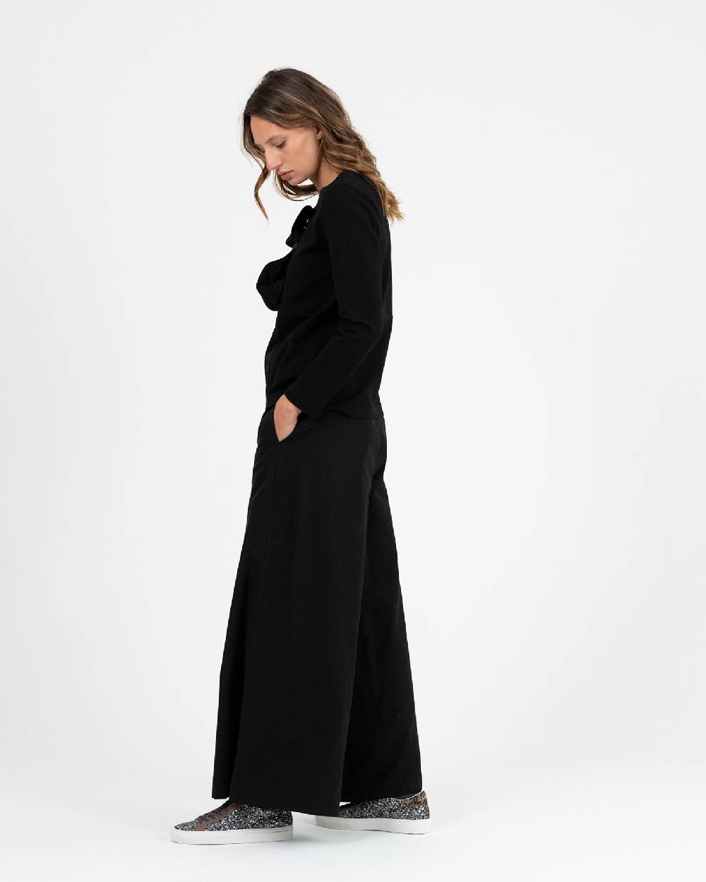 Rialto 48 PANTALONE A GAMBA LARGA Promozione