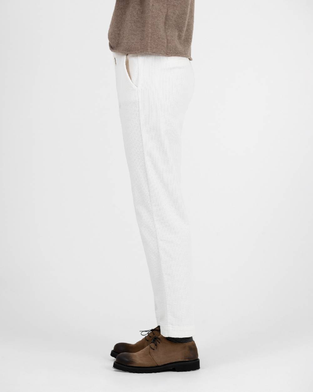 Rialto 48 PANTALONE DRITTO IN VELLUTO Spedizione Gratuita