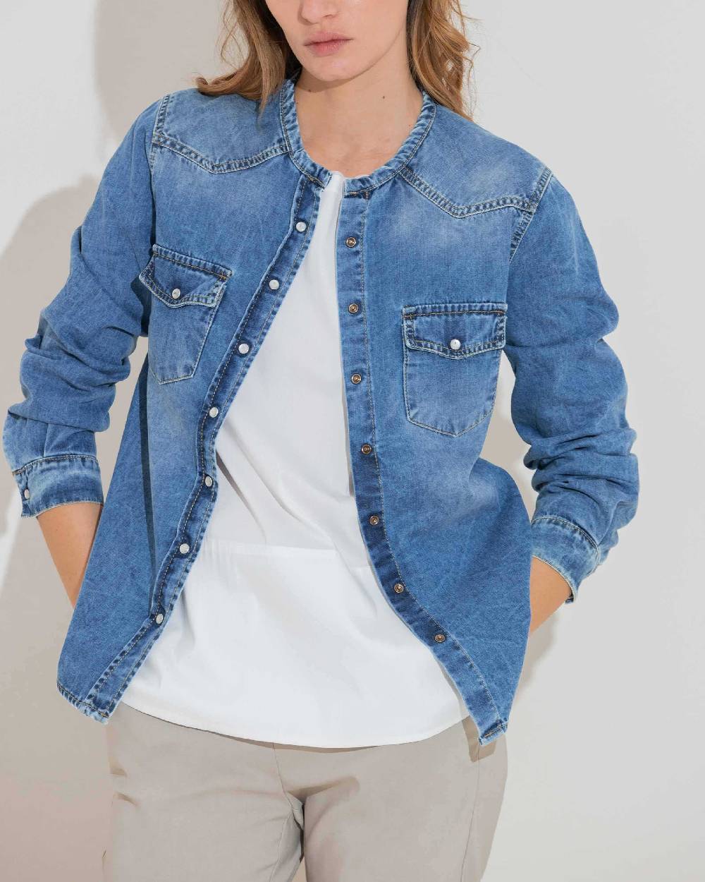 Rialto 48 CAMICIA IN JEANS Online
